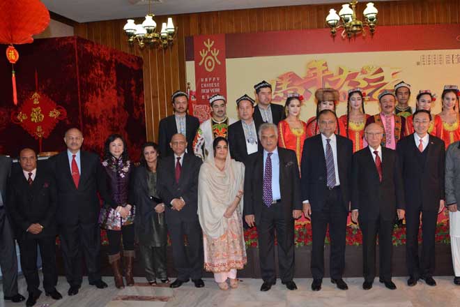 Chairman, Pakistan-China Institute, joins in New Year celebrations at Chinese Embassy