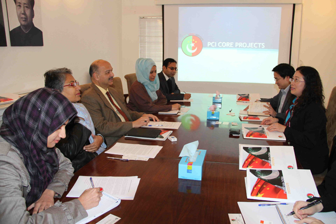 CPAPD delegation led by dep Secretary General Chen Huaifan visits Pakistan-China Institute