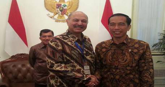 Mushahid meets Indonesian president 