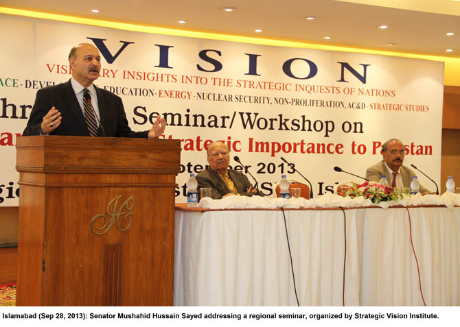 Massive regional impacts from transitions in South Asia: Mushahid