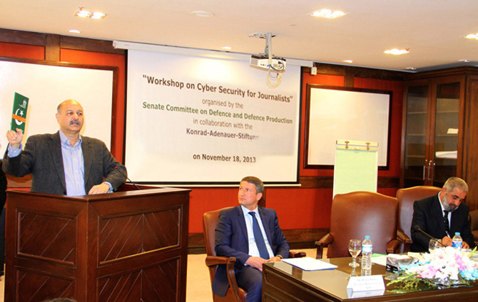 Mushahid Launches first-ever Cyber Security Manual at Media Workshop